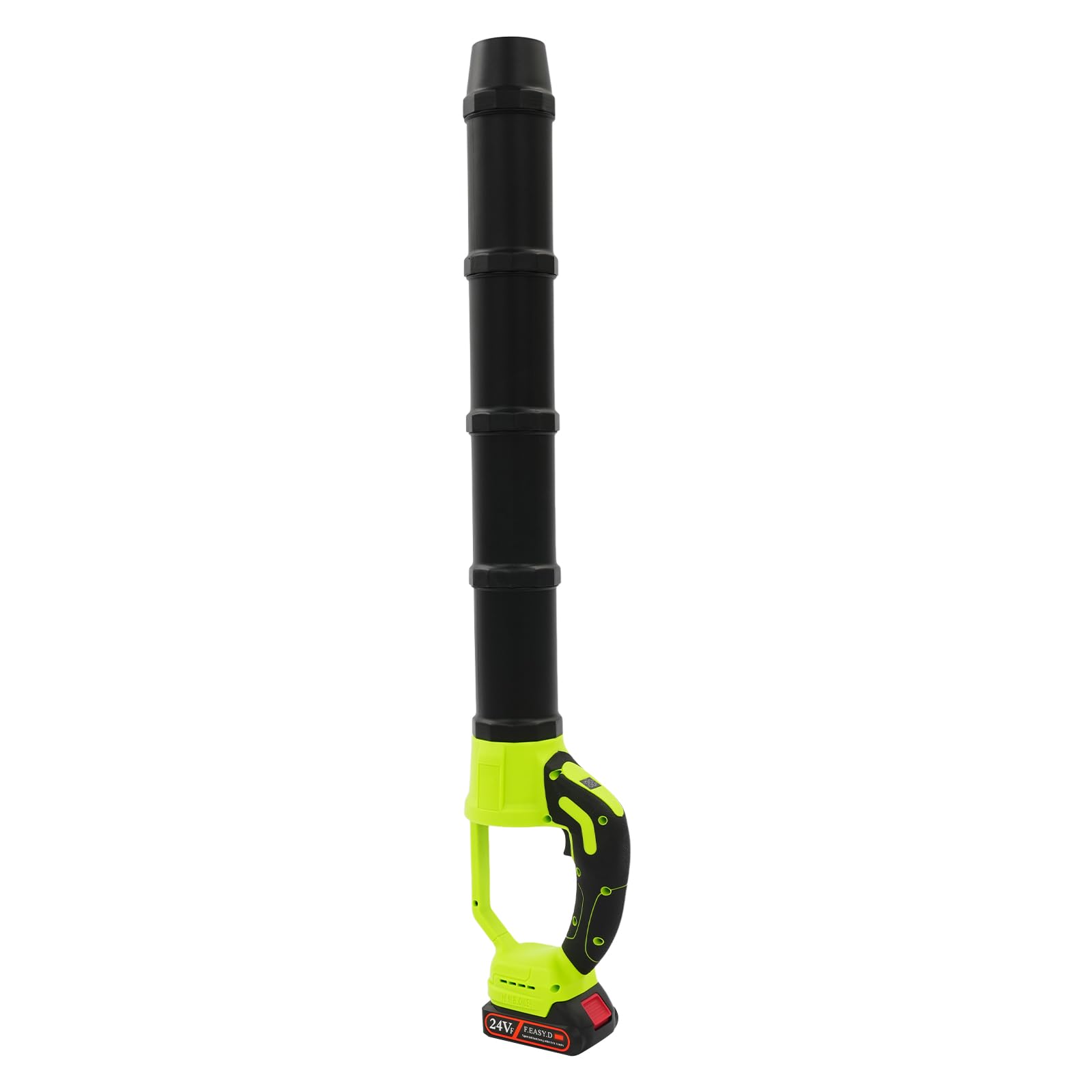 Soffiatore per foglie a batteria, 500 W, soffiatore elettrico a mano, può essere utilizzato per la pulizia di garage, terrazze, marciapiedi, verande (verde, nero)