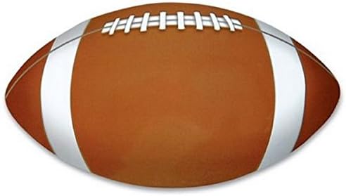 Rhode Island Novelty Football Shaped 7" Sport Magnet, Brown image 2