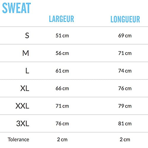 Anthony Le Seul, l'unique dans Tout l'univers | Sweat Homme Prénom / Nom - Pull Collection Cosmos Unique Original Fun et drôle XL – vue 3