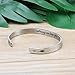 Memgift Inspirational Quote Bracelets Nothing Can Stop You Cuff Bangle Jewelry Gifts for Women