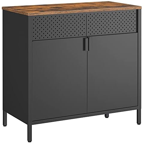 Armario de Almacenamiento de Metal SONGMICS con Doble Puerta Magnética y Estante Ajustable Cover