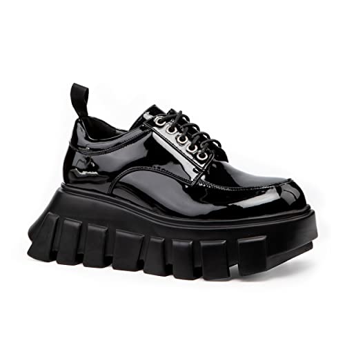 LAMODA - Black Hole Chunky sneakers, EU 41, Svart patent, 41 EU