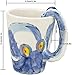 Homee Handmade Creative Art Coffee Mug Ceramic Milk Cups Ocean Style (Octopus)