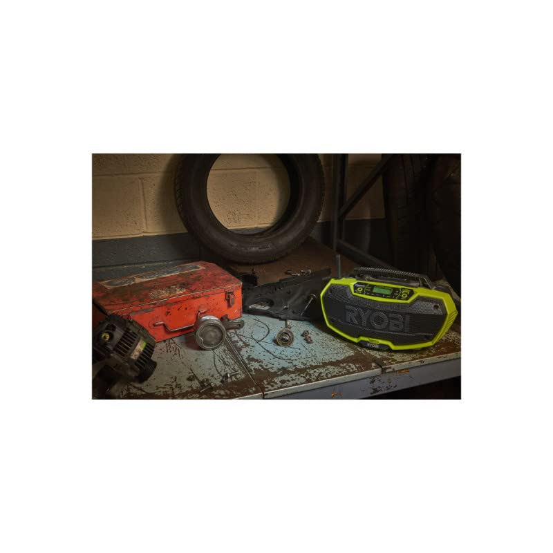 Pack RYOBI Radio d'atelier R18RH-0-18V One+ - 1 Batterie 2.0Ah - 1 Chargeur Rapide RC18120-120