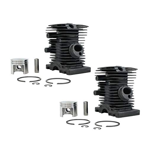 Perfeclan 2 Set 38MM CYLINDER PISTON KIT For STIHL 018 MS180 MS 180C Chainsaw 1130 020 1208