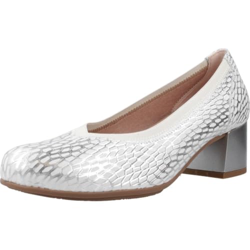 PITILLOS - Zapato salón en Piel 10460 para: Mujer Color: Plata Talla: 37