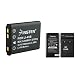 eForCity 2 Battery+CHARGER Compatible with OLYMPUS FE-220 FE-230 240 LI-42B