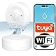 Sone Smart One WLAN Wassermelder Boden – Wasseralarm Sensor mit TUYA – Leckagemelder Wasserwächter USB – Kompakter Wasser Warner batteriebetrieben – IP55 – 30–180s Alarm wassersensor