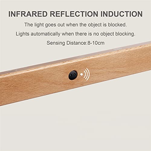 Image of Three-Level Dimmable Touch Control Vanity Lights Led Rechargeable Bathroom Light Fixtures,Magnetic Vanity Light Bar for Bathroom Living Room Bedroom