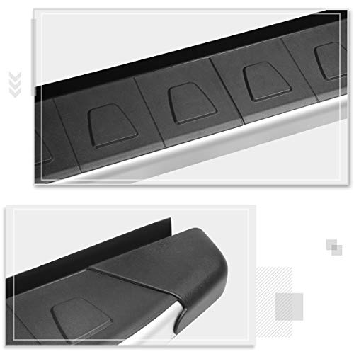 2 Piezas Estribos Laterales de Aluminio Negro 5.75" miniatura 4
