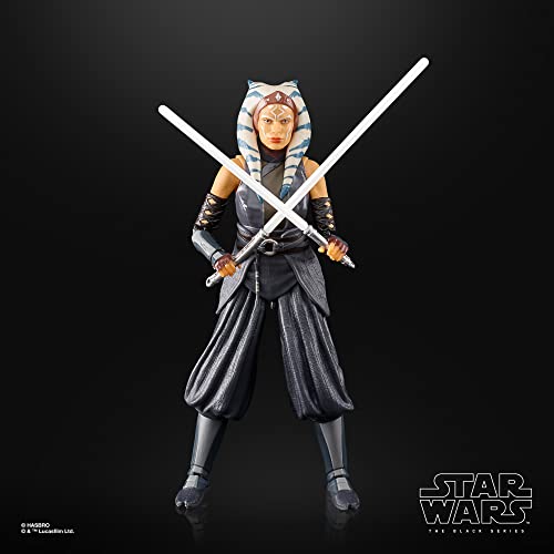 Hasbro Star Wars The Black Series, Ashoka Tano, Figurine de Collection de 15 cm, The Mandalorian, Jouet pour Enfants, dès 4 Ans F4349 Multicolore