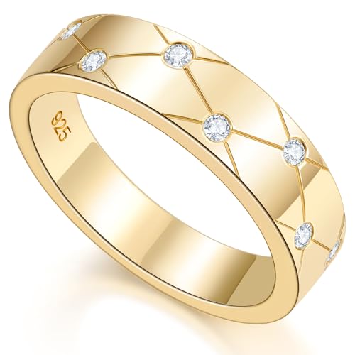 LEONIDS Gold Moissanite Rings for Women