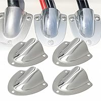 QUARKZMAN Marine Lüftungsabdeckung Edelstahl - 39x45mm Für Boote & Yachten