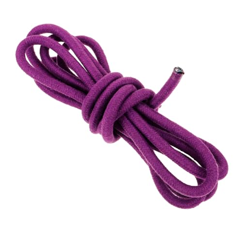 ifundom Cuerda De Gimnasia para Danza Artística Cuerda Multiusos De Algodón 3 Metros Color Morado Práctica De Entrenamiento para Gimnasia y Fitness