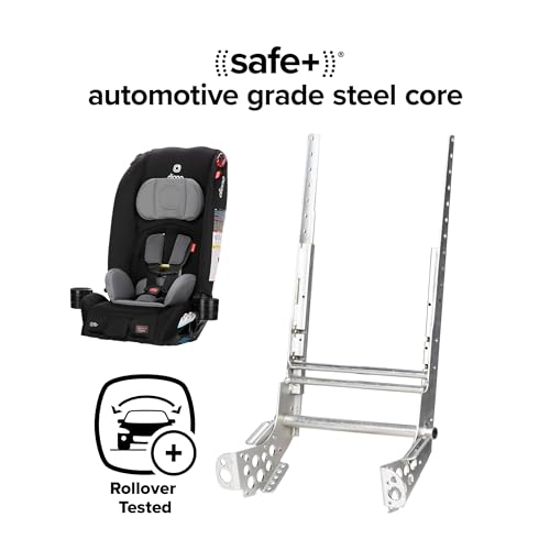 Image of Diono Radian 3R, All-in-One Convertible Car Seat, Rear and Forward Facing, 10 Years 1 Car Seat, Slim Fit 3 Across, Black Storm