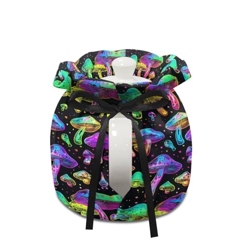Image of Colorful Mushroom Tea Cozy for Teapot Insulated Teapot Cozy Large Tea Pot Cosy Lightweight Tea Cosy Cover Easy to Clean for Home Kitchen Decorative Accessories