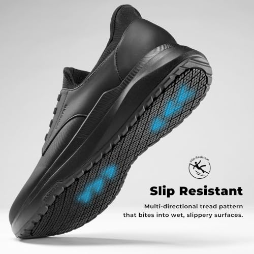 Men’s Non-Slip Work Shoes $30 – Waterproof Slip-On Kitchen & Restaurant Shoes - image 3