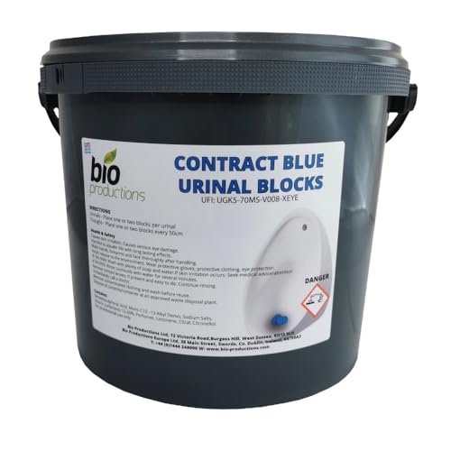 Eco & Biological TOSS URINAL BLOCKS (150) 3 Kg non-pDCB Bio Productions (Blue)