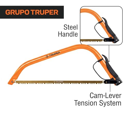 Truper 21-Inch Cam-Lever Bow Saw
