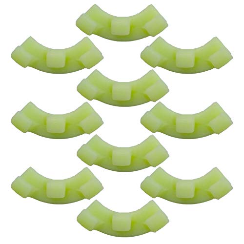 Pflanzenbieger, 90-Grad-PVC-Kunststoff-Pflanzenbieger, Helle Pflanzenbiegeclips, Kontrolle Der Pflanzenhöhe Und -Form, Erhöhung des Luftstroms, Geeignet Zum Pflanzen Und Beschneiden, 10 Stück Cover