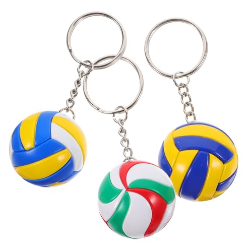 Porte-clés de volley-ball 3 pièces VALICLUD pour cadeaux de fête sportive