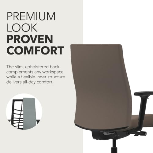 Image of HON Ignition 2.0 Ergonomic Office Chair, Lumbar Support, Desk Chair, Bark