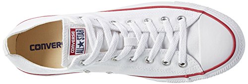 Converse Unisex Chuck Taylor All Star Ox Low Top Optical White Sneakers - 9.5 D(M)3
