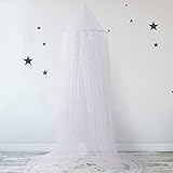 Dosel de Cama Mosquitera de Encaje Domo Cortinas de Princesa