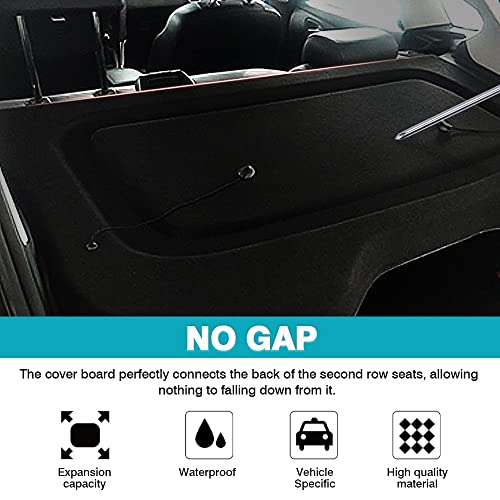 Image of Powerty Cargo Cover for 2012-2017 2018 Ford Focus Accessories Trunk Cover Retractable Trunk Shielding Shade Cargo Luggage Cover Black