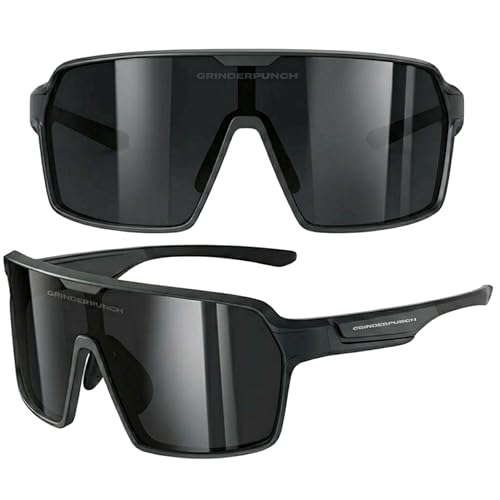 Image of grinderPUNCH Polarized Sports Sunglasses for Men Women UV Protection Shades for Baseball Running Cycling Skiing & Pickleball