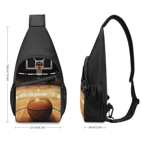 Bolso tipo bandolera para baloncesto y uso casual unisex miniatura 2
