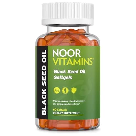 Noor Vitamins Halal Black Seed Oil Capsules Cover