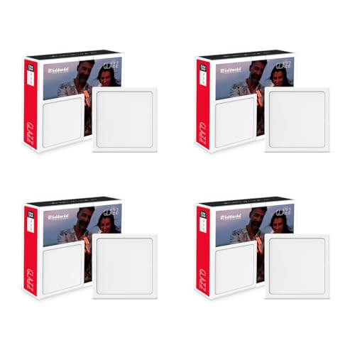 Image of Goldmedal Glazz 22W Square Ceiling Light | Recessed LED Downlight for False Ceiling |Cut Out :8.03 Inch |Downlight for Home,Hall,Room,Kitchen,Office,Shop|Neutral White (4000K), Pack of 4