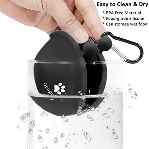 Qpuppy Dog Treat Training Pouch Fashion Portable Small Dog Training Treat Pouch Treat Pouches for Pet Training Coin Purse Silicone Coin Pouch Key Case black Grey 2pcs  Cucciolini Doodles Qpuppy dog treat training pouch fashion portable small dog training treat pouch treat pouches for pet training coin purse silicone coin pouch key case black grey 2pcs   cucciolini doodles