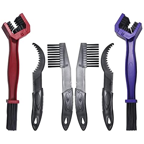 Souke Sports 6 Pcs Bicycle Chain Cleaning Tools,Bike Chain Crankset Brush for Motorcycle MTB Mountain Road Bike Cover