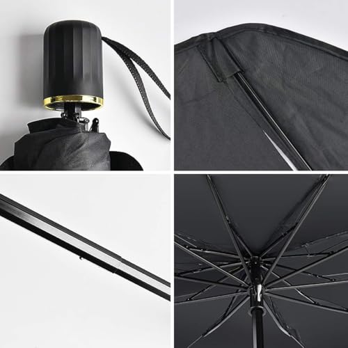 Image of Premium Car Windshield Sun Shade Umbrella, Foldable Car Front Window Sunshade, Block UV Rays & Sun Heat Insulation, Automotive Windshield Sunshades Fit Most Vehicles, Car Accessories