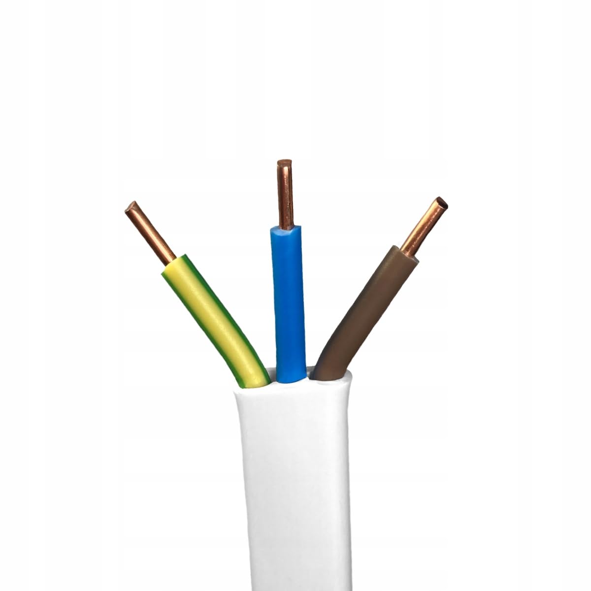 Hilark Cable Tech Câble d'installation plat YDYp 3x1,5 mm² 50m