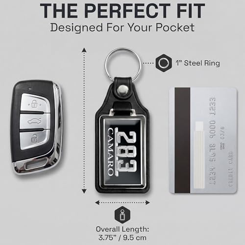Image of Brotherhood Car Key Chain for Camaro - Classic Models Keychain for Men and Women Gift Key Ring - -