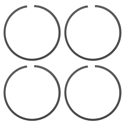 VGOL Lot de 4 segments de piston pour tronçonneuse 43 mm x 1,2 mm compatibles avec Husqvarna 545 550XP 550XPG Compatible avec Jonsered CS2252