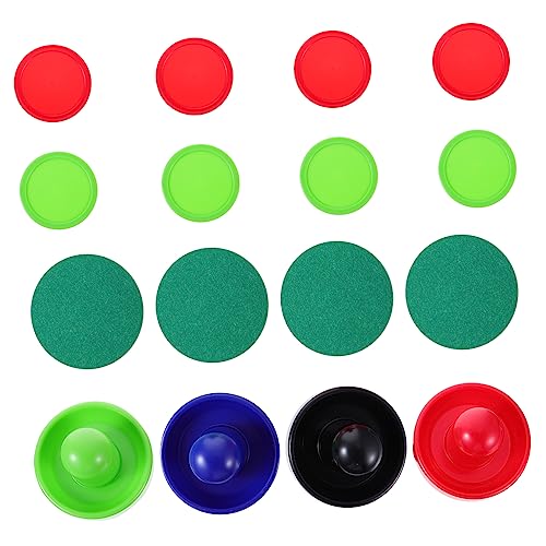 KOMBIUDA Ir Hockey Pusher Set 96mm Replacement Parts for Hockey Table Plastic Accessories Pucks for Family Fun
