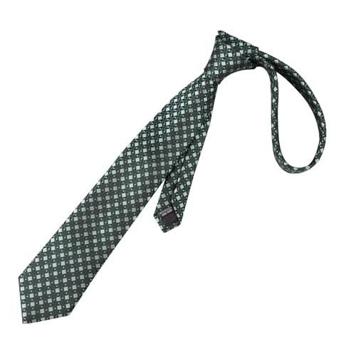 Image of Alizeal Mens Vintage Solid Plaid Tie with Pocket Square 3.15inches Necktie Set