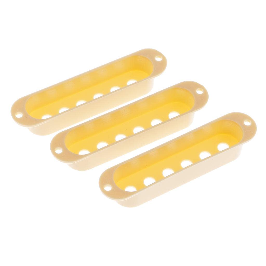Club Bollywood®3Pcs/Pack Single Pickup Covers for Fender Strat Guitar Replacement Cream| Guitars & BES | Parts & Accessories |3 Pieces Pickup Covers-image-23