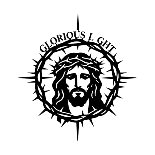Glorious Light Figure Wall Sculpture Metal Wall Art for Sacred Room Spaces