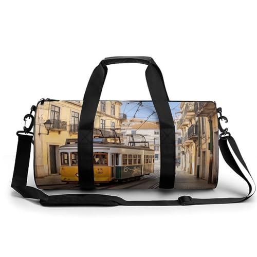 Sac de bagage de sport élégant et spacieux Tram Lisbonne