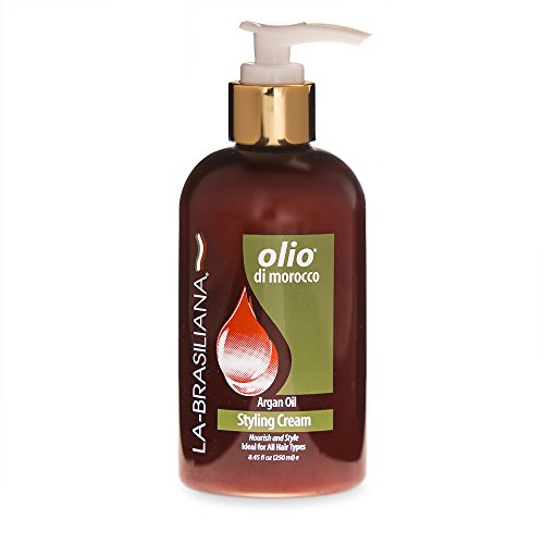 La-Brasiliana Olio Di Morocco Argan Oil Styling Cream, 8.45 fl.oz.