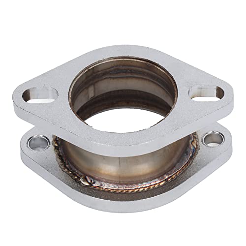 HUSHUI Adaptador de Brida de Extensión de Escape de 2,5 a 3 Pulgadas, Acero Dulce Mecanizado por CNC para la Mayoría de los Automóviles, con Ancho Central de 4,1 y 3,9 Pulgadas