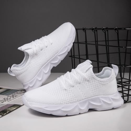 Image of FUJEAK Men Running Shoes Men Casual Breathable Walking Shoes Sport Athletic Sneakers Gym Tennis Slip On Comfortable Lightweight Shoes