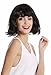 WIG ME UP- 90793-ZA103 Peluca Mujer Halloween Carnaval Bob Corto Liso Flequillo...