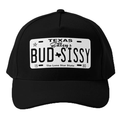 Gorra de béisbol para Hombres y Mujeres, Sombrero Divertido Gilley's Bud N Sissy Texas Cowboy Urban Planner Plate Gift, excursión a la Playa