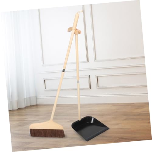 GALPADA Praktisches Besen Kehrschaufel Set mit Langlebigem Massivholzgriff Weichen Borsten und Abnehmbarem Design für Einfache Handhabung für Holz Fliesenböden in Küche und Wohnräumen – Bild 8